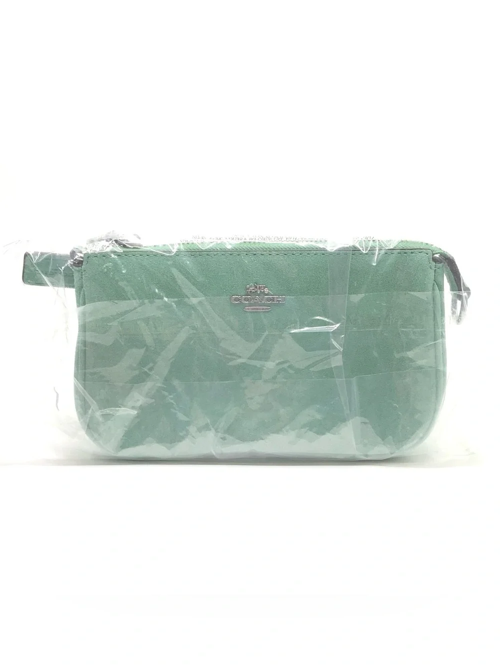 COACH Nolita 19 Shoulder Bag in Mint Green Suede with Silver Tone Hardware - NWT
